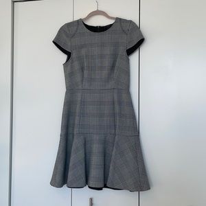 Black and Plaid J.Crew Conference Dress